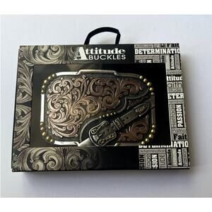 Montana Silversmiths Belt Western Country Belt Buckle